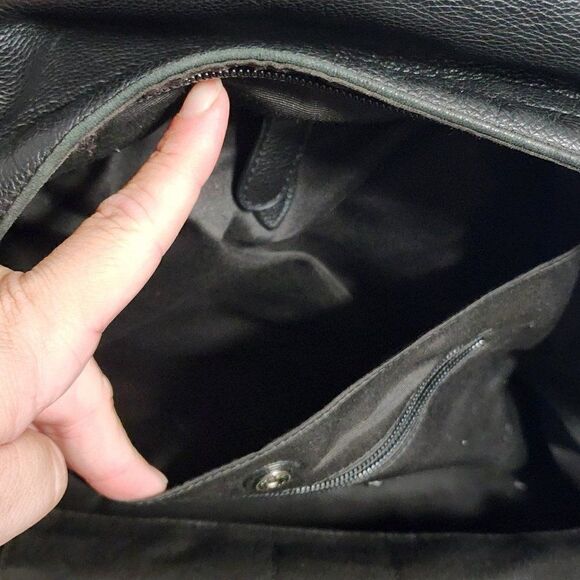 Coach Charles Leather Backpack Multicolor Camouflage - Picture 5 of 10